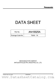AN15525A datasheet pdf Panasonic