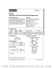 NC7S14M5X_NL datasheet pdf Fairchild Semiconductor