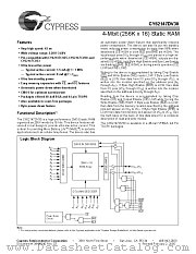 CY62147DV30L-55BVI datasheet pdf Cypress