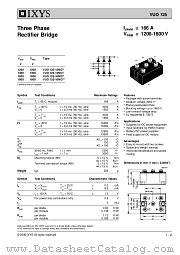VUO125-16NO7 datasheet pdf IXYS