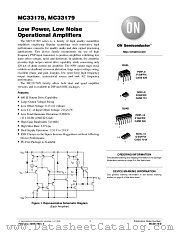MC33179 datasheet pdf ON Semiconductor