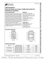 LM6134BIN datasheet pdf National Semiconductor