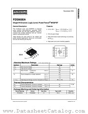 FDS6680A_NF073 datasheet pdf Fairchild Semiconductor