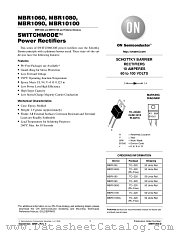 MBR1090 datasheet pdf ON Semiconductor