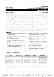 HYMD264646C8J-D43 datasheet pdf Hynix Semiconductor