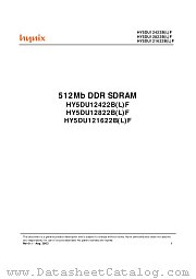 HY5DU56822BF-D4 datasheet pdf Hynix Semiconductor