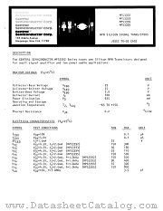 MPS3392 datasheet pdf Central Semiconductor