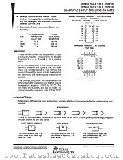 SNJ54S86W datasheet pdf Texas Instruments
