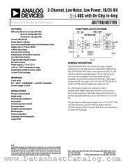 AD7799 datasheet pdf Analog Devices