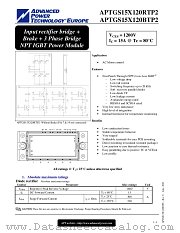 APTGS15X120BTP2 datasheet pdf Advanced Power Technology