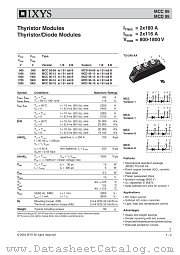 MCC95-14IO8B datasheet pdf IXYS