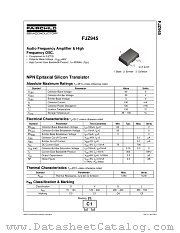 FJZ945GTF datasheet pdf Fairchild Semiconductor