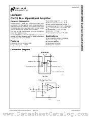 LMC6032IN datasheet pdf National Semiconductor