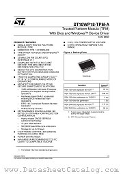 GST/SA19WP18AW40 datasheet pdf ST Microelectronics