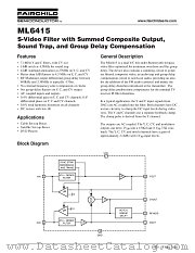 ML6415CS datasheet pdf Fairchild Semiconductor
