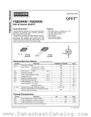 FQI2NA90TU datasheet pdf Fairchild Semiconductor