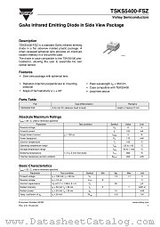 TSKS5400-FSZ datasheet pdf Vishay