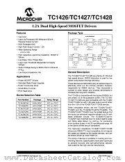 TC1428CUA datasheet pdf Microchip