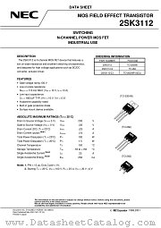 2SK3112-S datasheet pdf NEC
