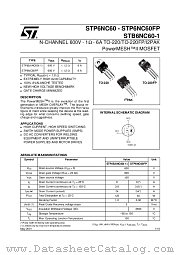 STB6NC60T4 datasheet pdf ST Microelectronics