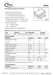 BFP 620 datasheet pdf Infineon