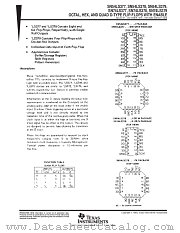 SNJ54LS377FK datasheet pdf Texas Instruments