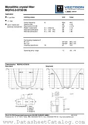 MQF45.0-0750/06 datasheet pdf Vectron