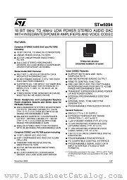 STW5094 datasheet pdf ST Microelectronics