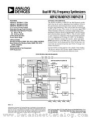 ADF4216BRU datasheet pdf Analog Devices