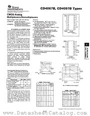 CD4067BE datasheet pdf Texas Instruments