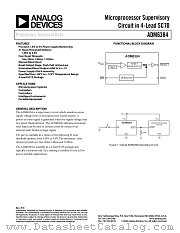 ADM6384 datasheet pdf Analog Devices