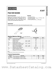 FGA15N120ANDTU datasheet pdf Fairchild Semiconductor