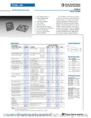 PT4102A datasheet pdf Texas Instruments
