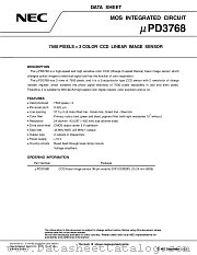 UPD3768D datasheet pdf NEC