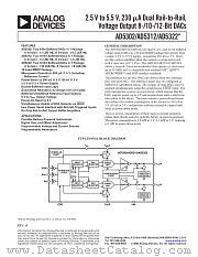 AD5302ARM datasheet pdf Analog Devices