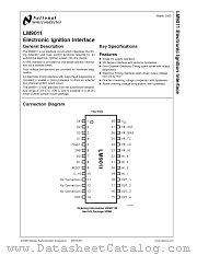 LM9011M datasheet pdf National Semiconductor