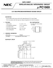 UPC1060D datasheet pdf NEC