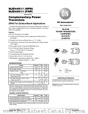 MJD44H11RL datasheet pdf ON Semiconductor