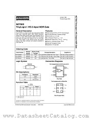 NC7S02P5X_NL datasheet pdf Fairchild Semiconductor