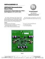 NCP5425 datasheet pdf ON Semiconductor