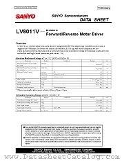 LV8011V datasheet pdf SANYO