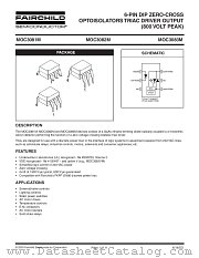 MOC3081TM datasheet pdf Fairchild Semiconductor