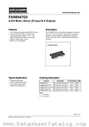FAN8047G3X datasheet pdf Fairchild Semiconductor