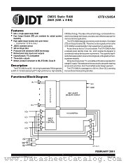 IDT61298SA15Y datasheet pdf IDT