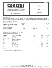 CT-32 datasheet pdf Central Semiconductor