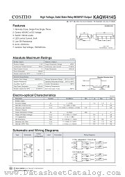 KAQW414S datasheet pdf Cosmo Electronics