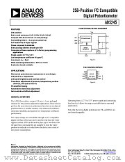 AD5245BRJ10-RL7 datasheet pdf Analog Devices