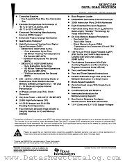 SM320VC33GNMM150EP datasheet pdf Texas Instruments