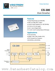 CS-300 datasheet pdf Vectron