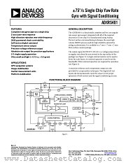 ADXRS401ABG datasheet pdf Analog Devices